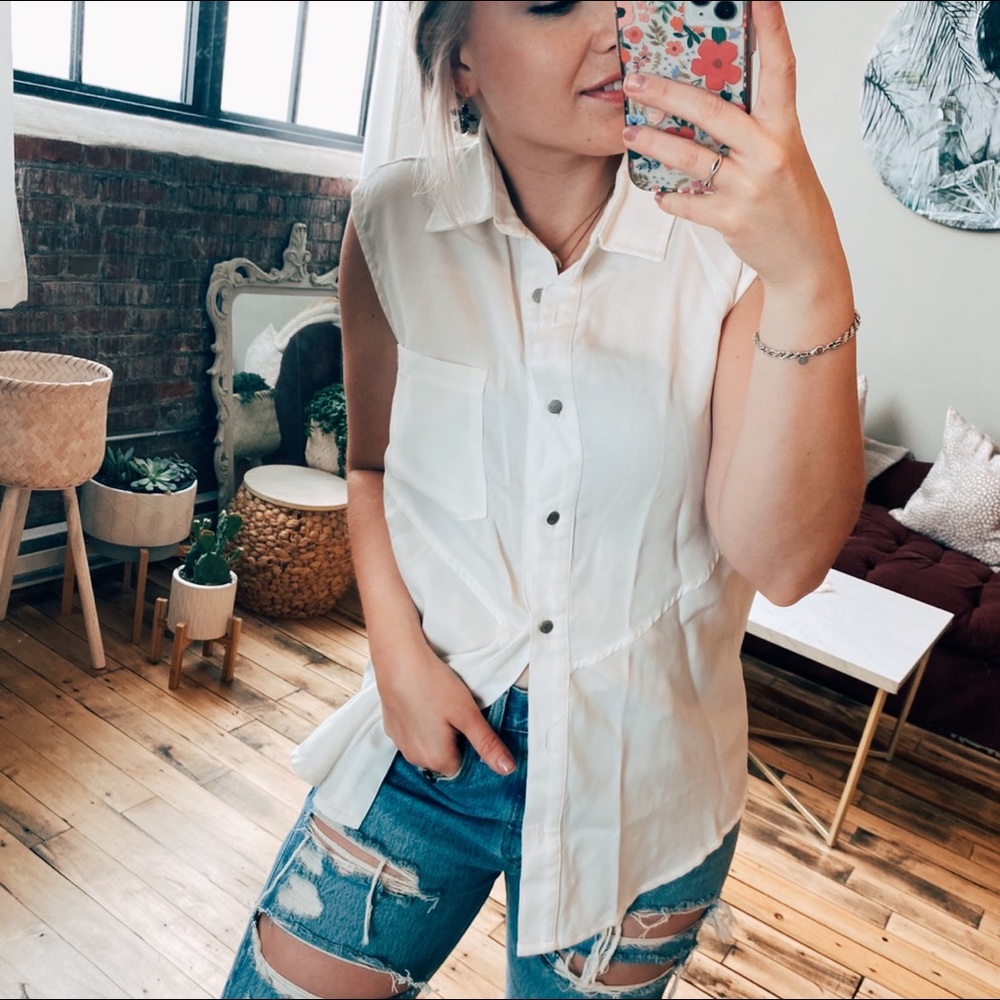 Benjamin Jay Revolve Bloomingdales Rare white top